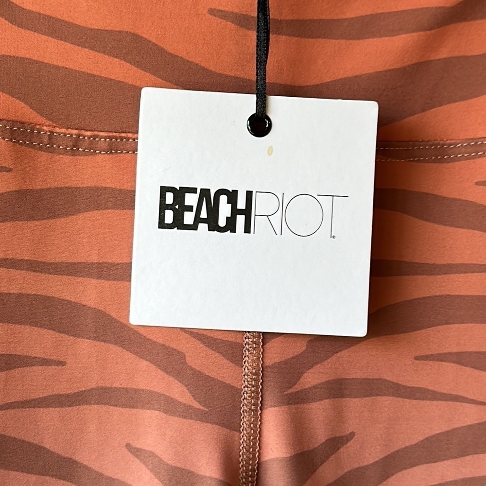 Beach Riot Pink and Brown Zebra Leggings - Picture 8 of 16